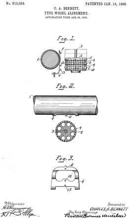 Patent 810.024 del sistema de roda d’escriptura