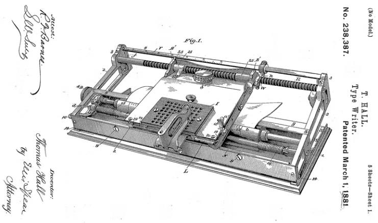 Patent de la màquina d’índex Hall
