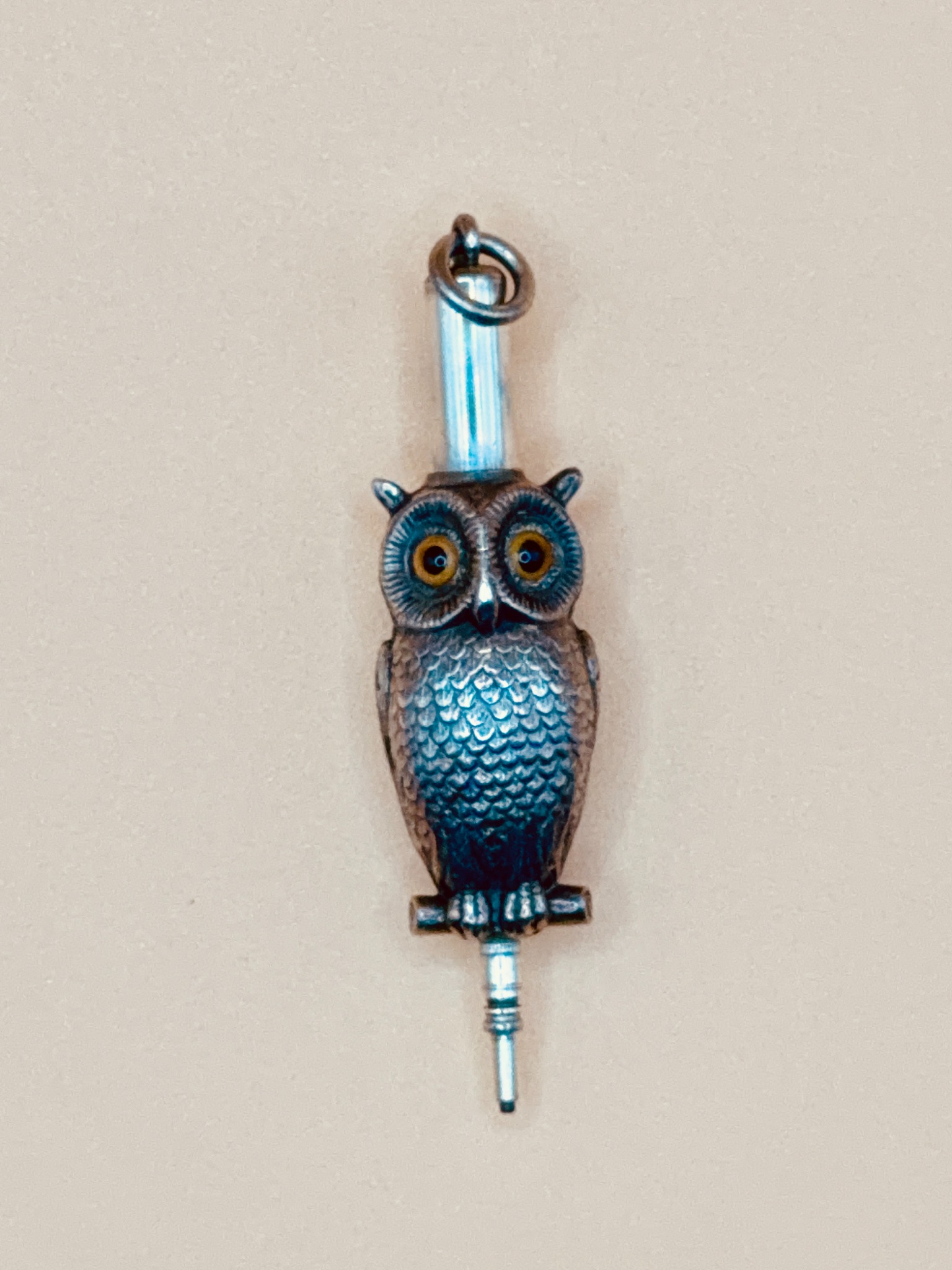 S. Mordan & Co. Owl Pencil 916 desplegat
