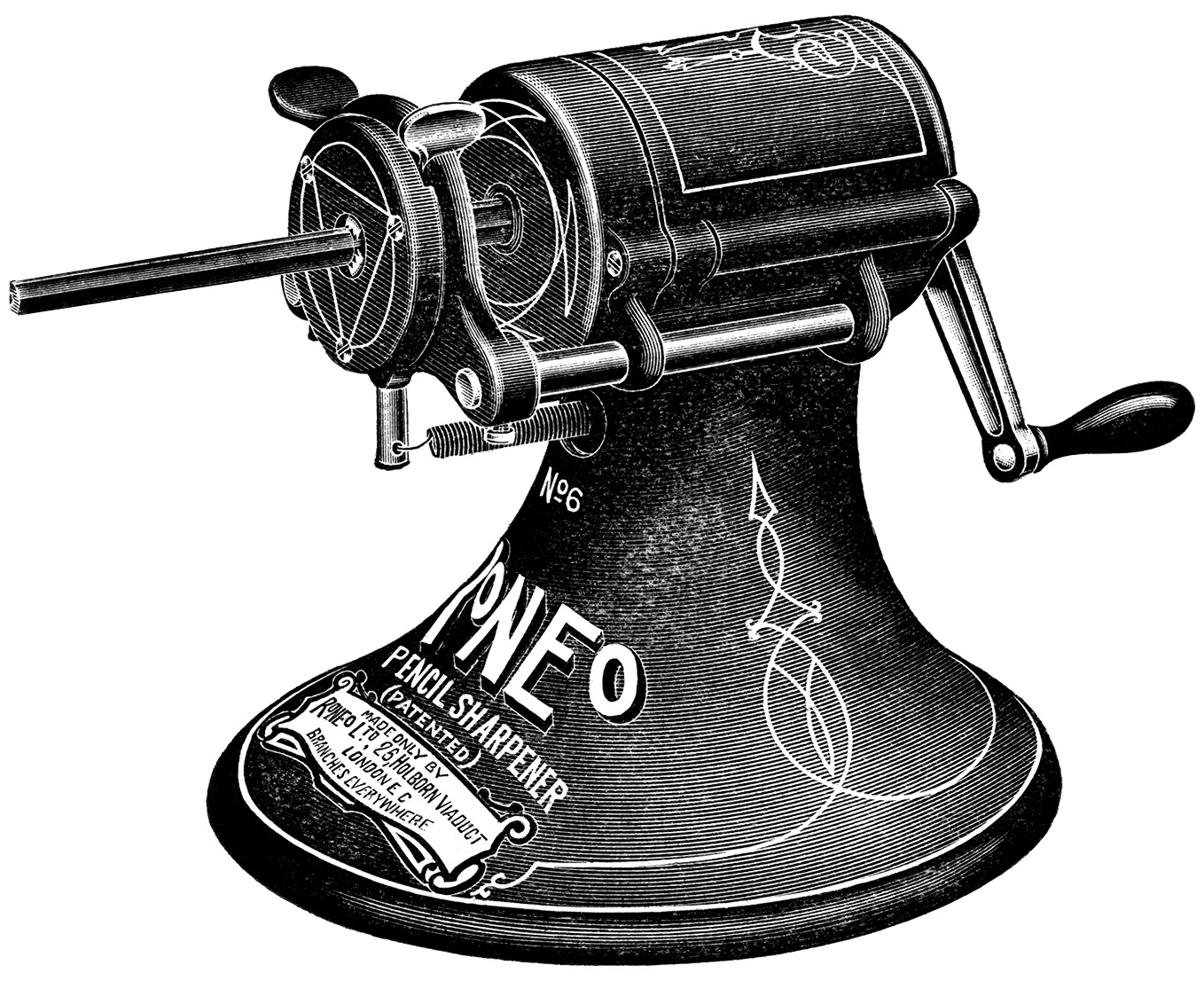 Il·lustració publicitària del Roneo No. 6 publicada el 1913