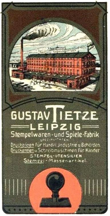Publicitat de Gustav Tietze AG