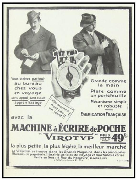 Publicitat francesa de la Virotyp