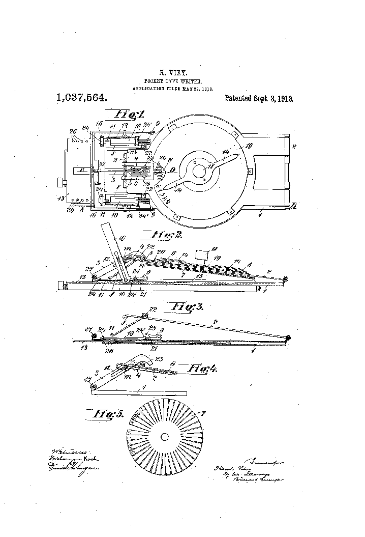 Patent del mecanisme Virotyp